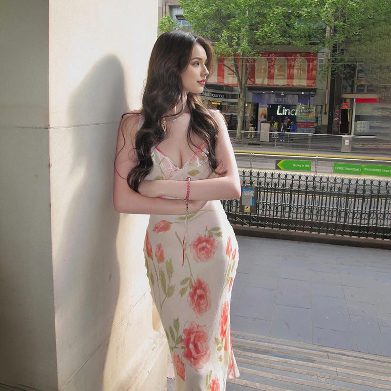 New Elegant And Sexy Backless Maxi Dress