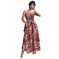 Summer New Casual Elegant Ruched Strap Maxi Dress