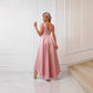 Elegant Socialite Sleeveless Maxi-Skirt Princess-Like Slim-Fit Dress